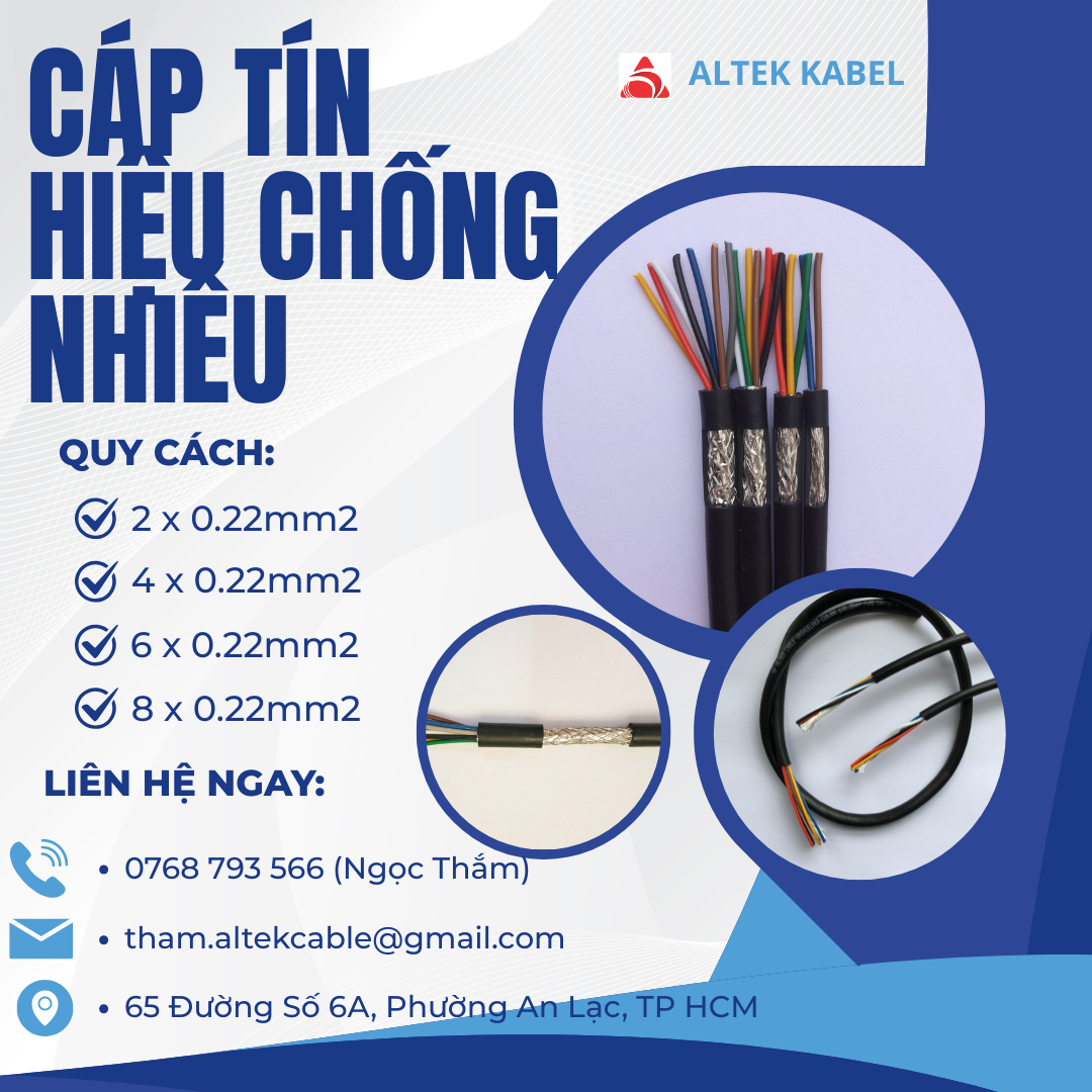 Cáp Tín Hiệu Chống Nhiễu ALTEK KABEL